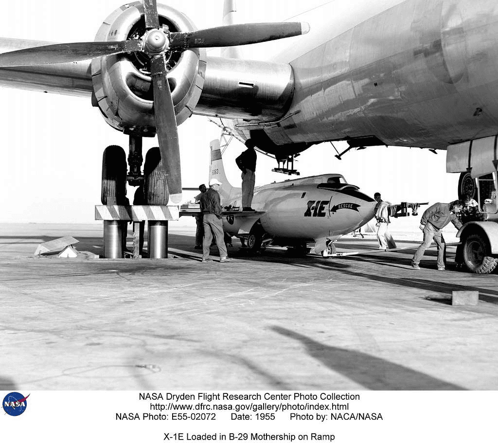 Bell X-1 beneath a B-29 mothership, illustrating the historic breakthrough Maureen Zappala references to show how challenging long-held assumptions can lead to extraordinary results.