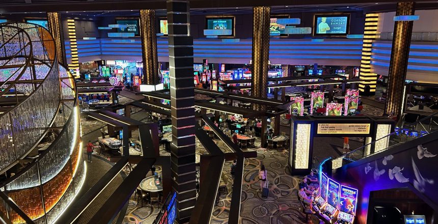Planet Hollywood casino, as seen from the Mezzanine